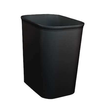 Hapco-Elmar R4140BLK-Fire Retardant 14 Qt. UL Approved Wastebasket, Black, PK 6 R4140BLK